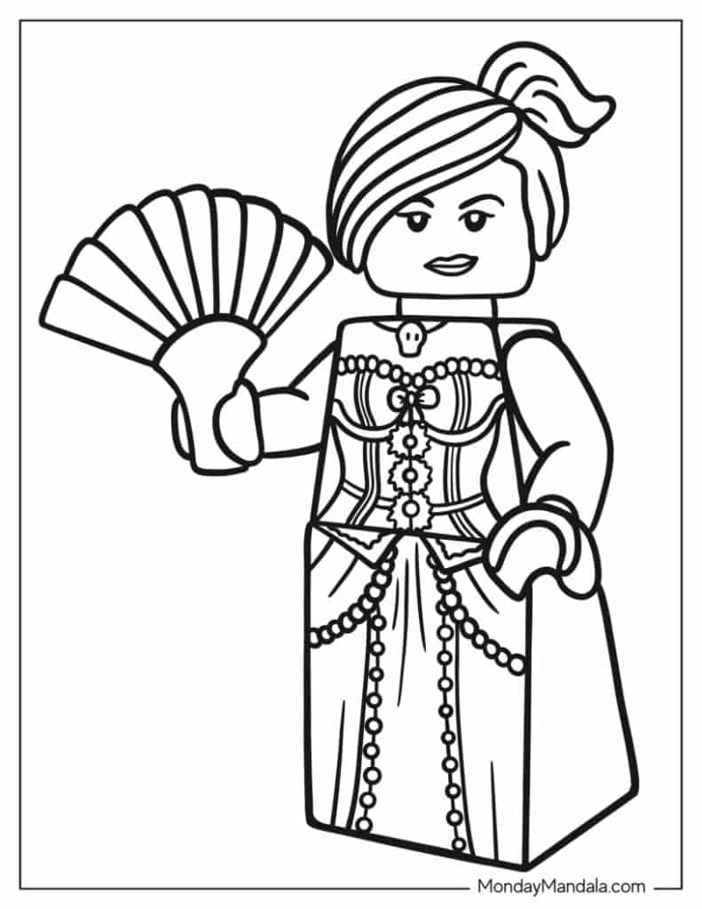 Lego coloring pages free pdf printables