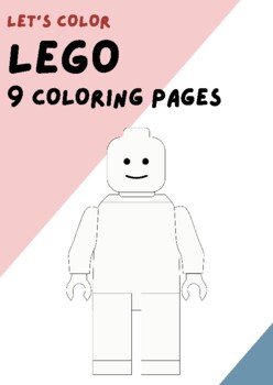 Lego coloring pages by backstage teachers tpt