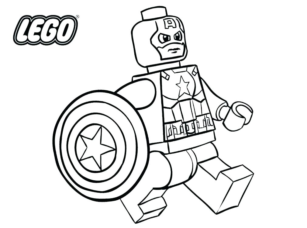 Lego superhero coloring pages