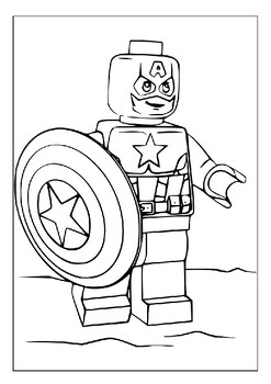 Inspiring heroism printable captain america coloring pages collection for kids