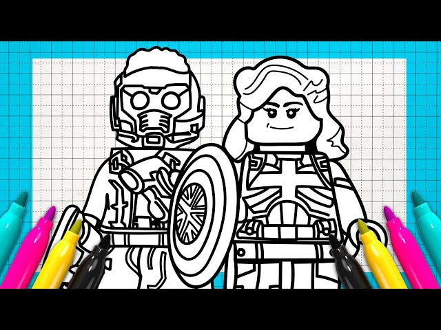 Arvel what if lego coloring page