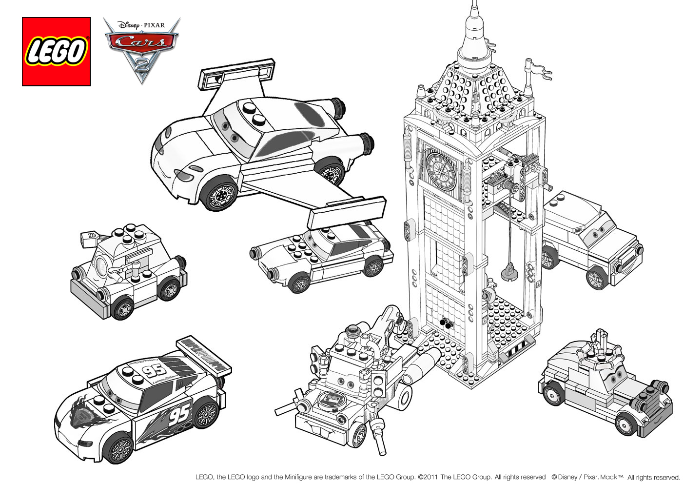 Cars coloring pages to print for kids