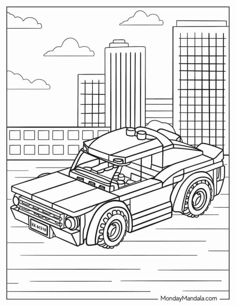 Lego coloring pages free pdf printables