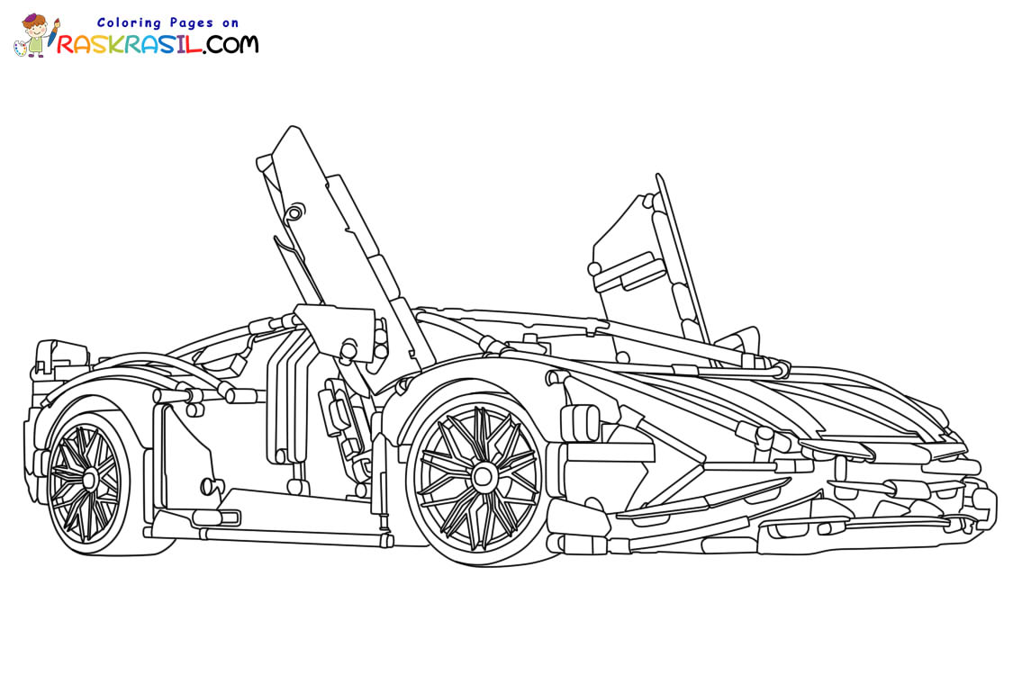 Lego coloring pages