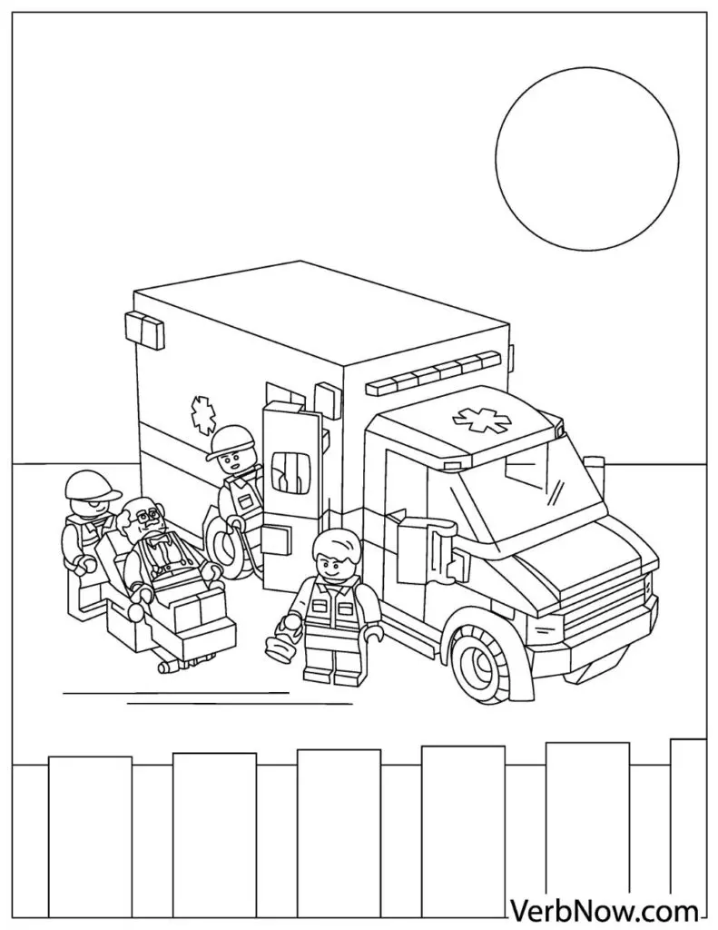 Free lego coloring pages for download printable pdf