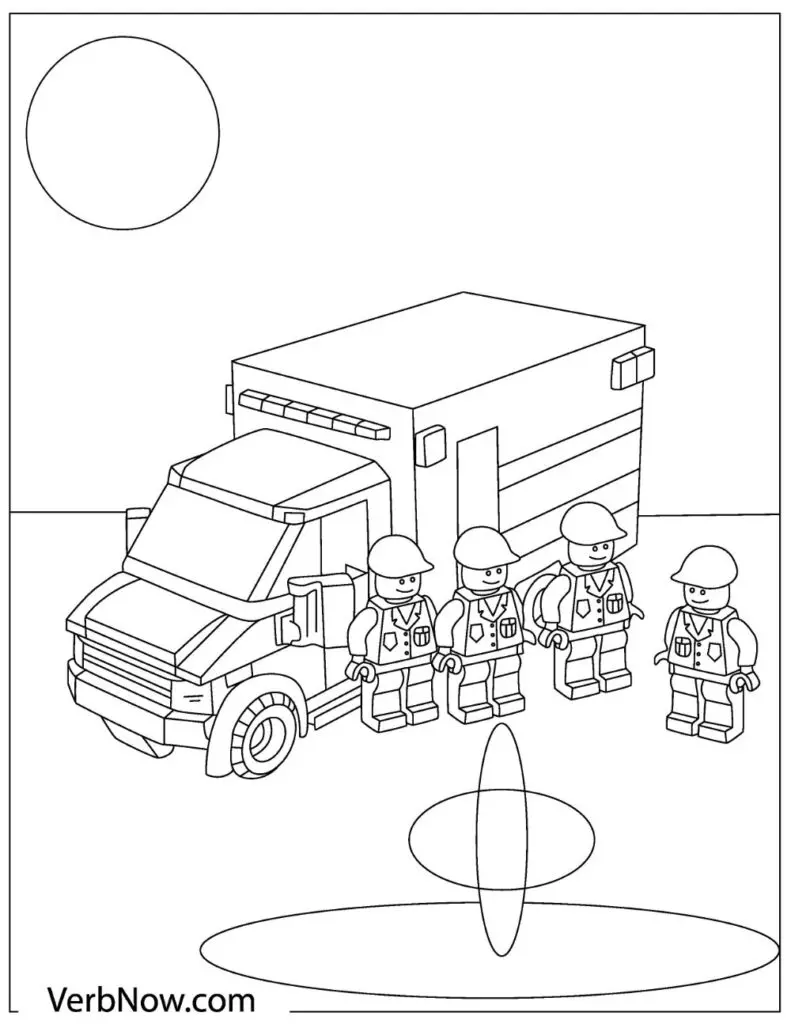 Free lego coloring pages for download printable pdf