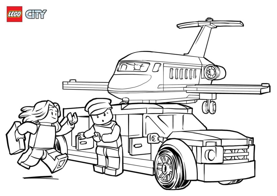 Lego city coloring pages pictures free printable