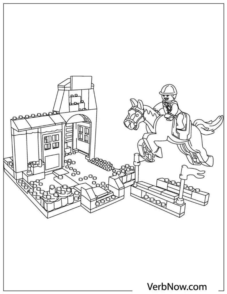 Free lego coloring pages for download printable pdf