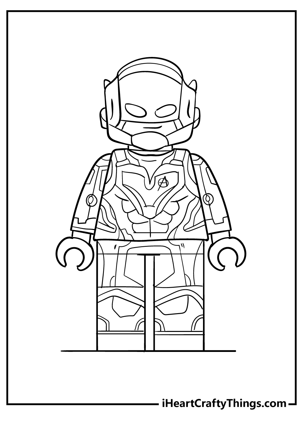 Lego avengers coloring pages free printables