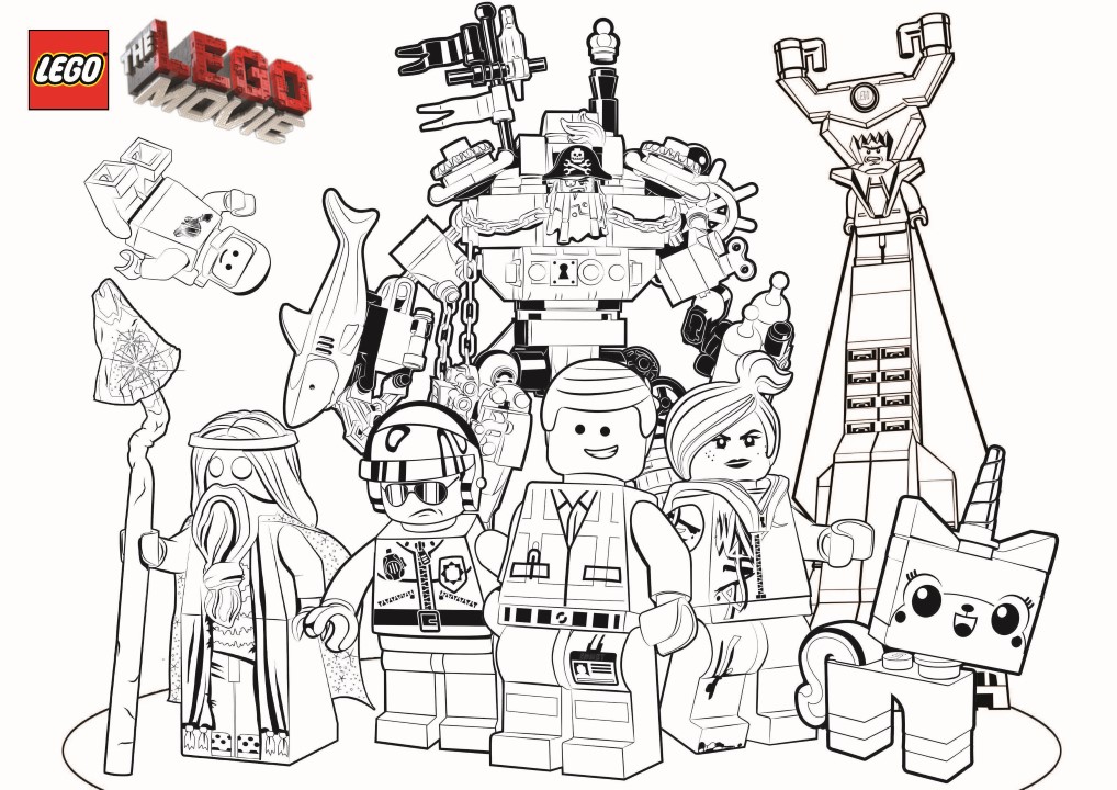 Free lego adventure coloring pages to download