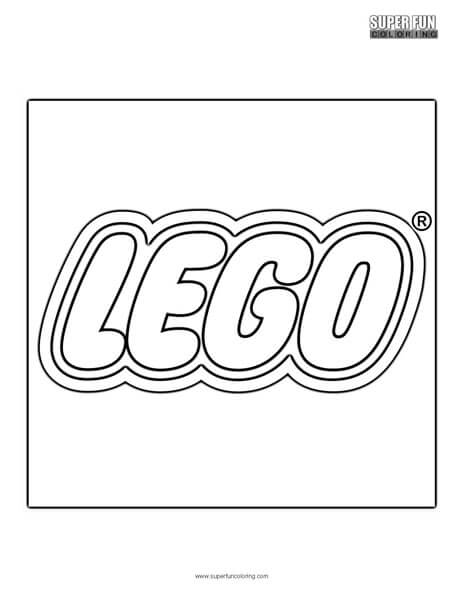 Lego coloring page