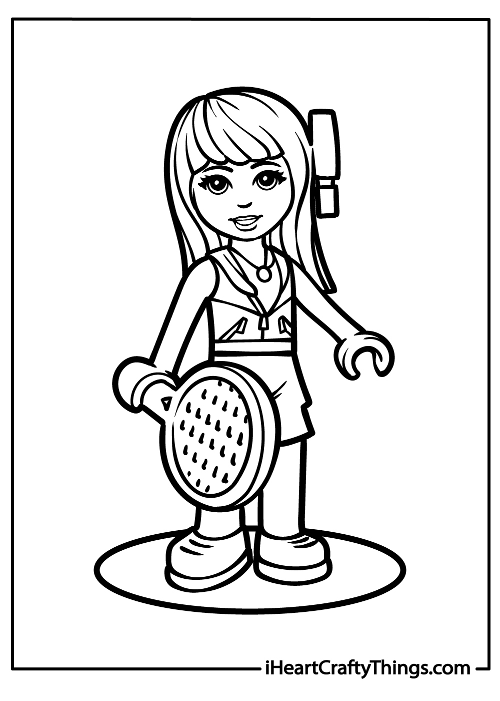 Lego friends coloring pages free printables