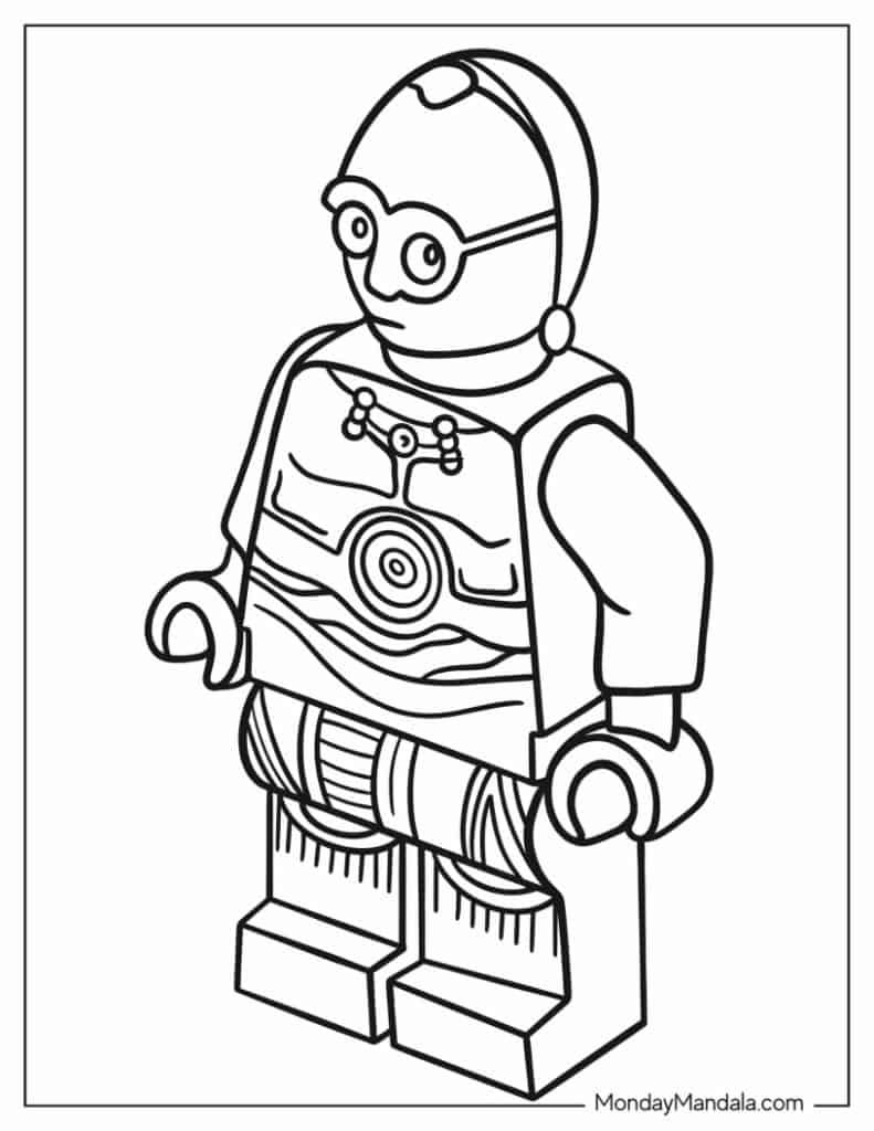 Lego coloring pages free pdf printables