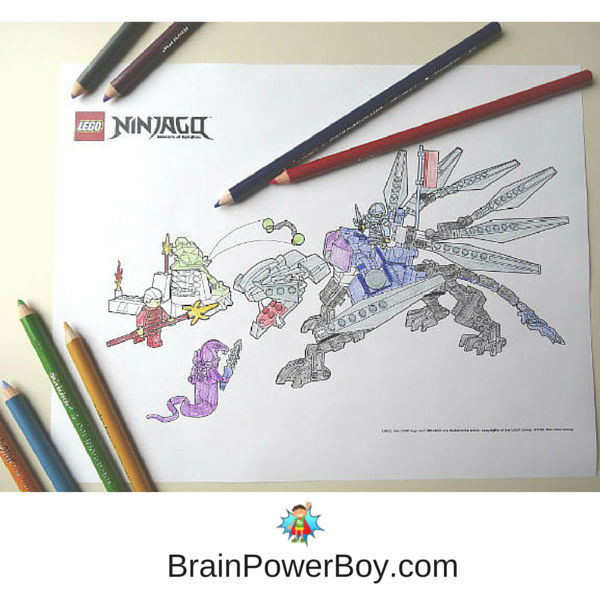 Free printable lego coloring pages