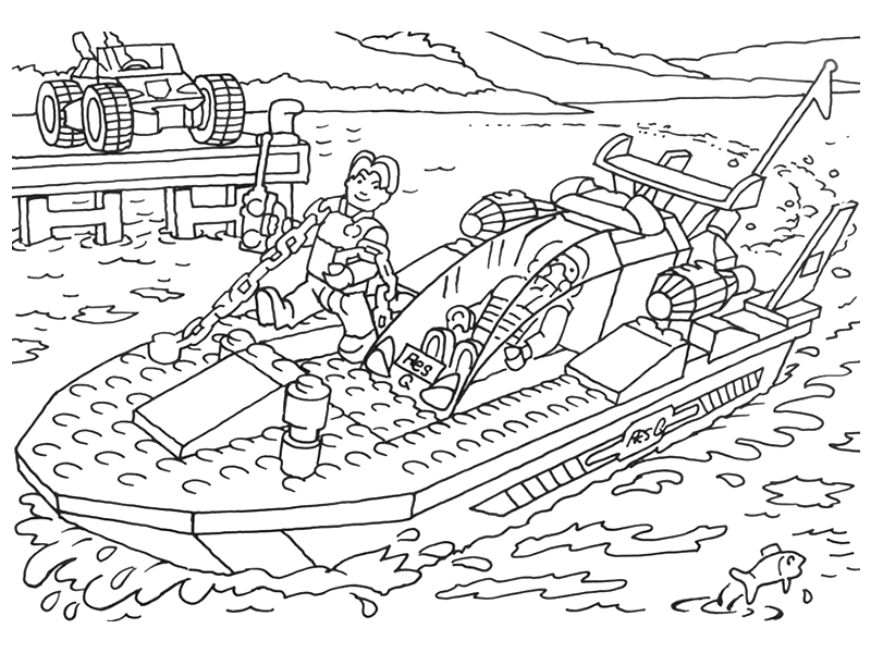 Lego coloring pages