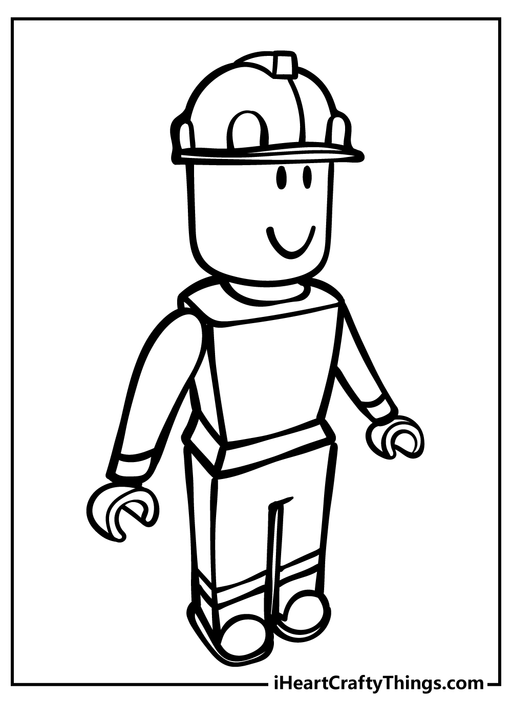 Roblox coloring pages free printables