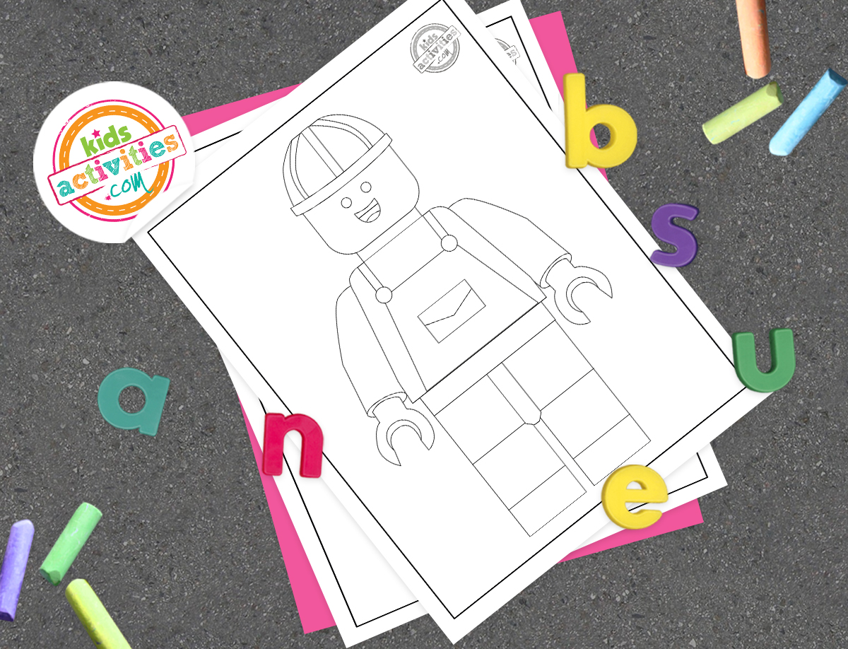 Printable lego coloring pages for kids kids activities blog