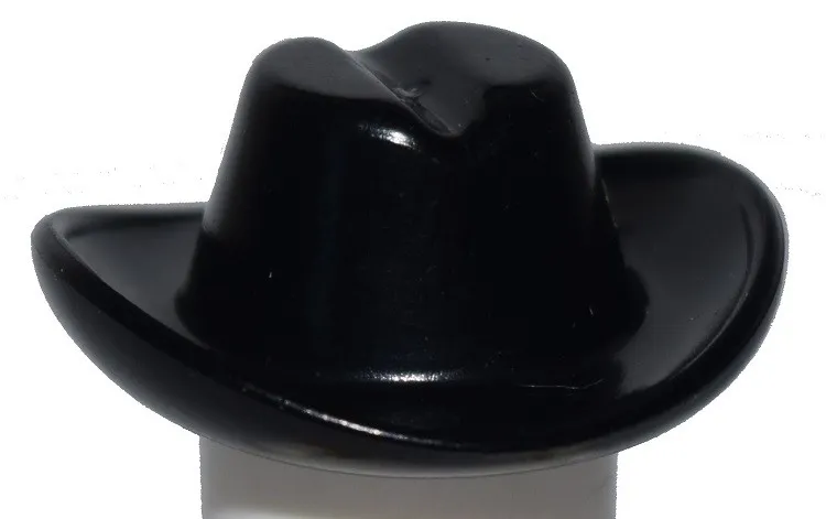 Âïnew lego city boygirl minifig hat black cowboy cowgirl riders cap