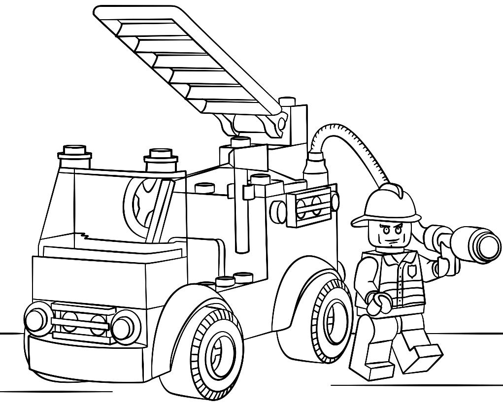 Lego coloring pages