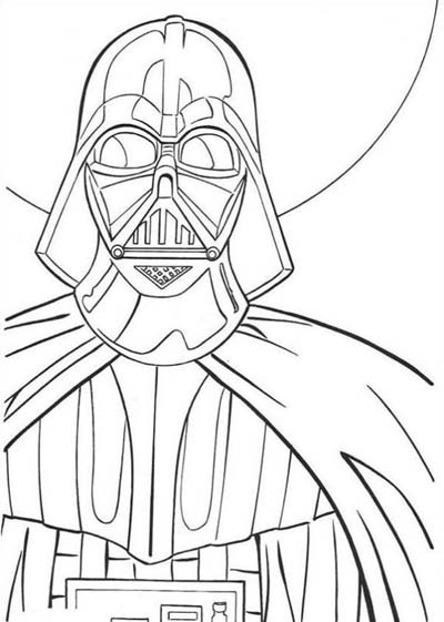 Updated star wars coloring pagesdarth vader coloring pages