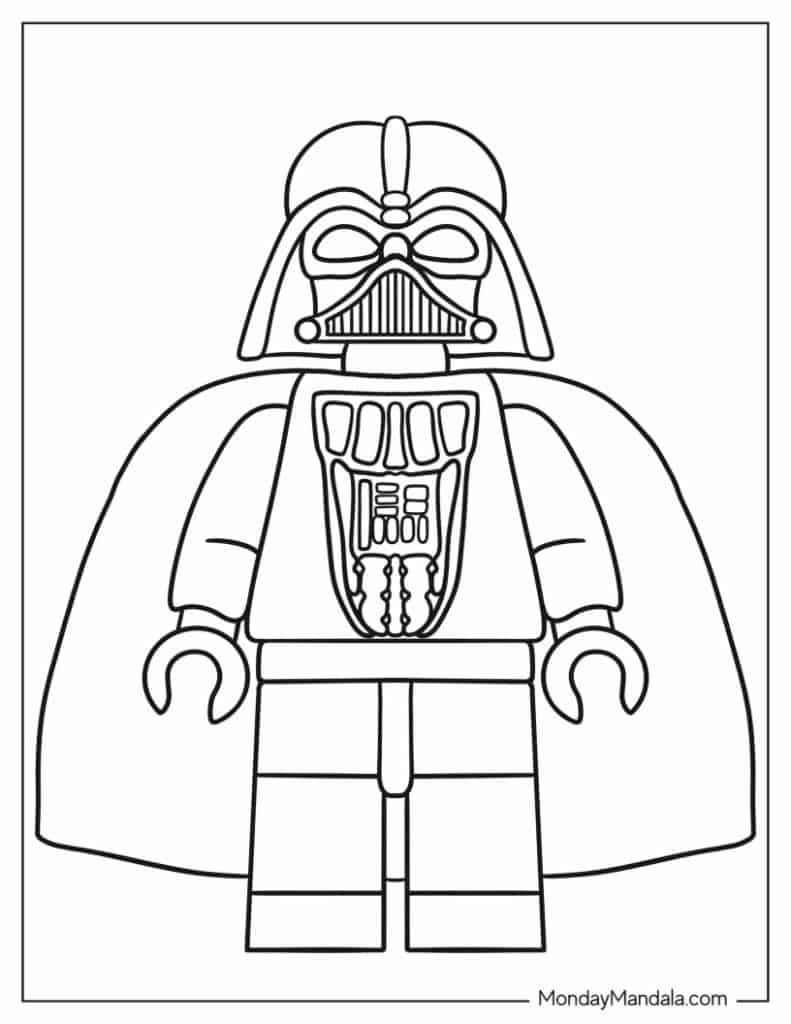 Lego coloring pages free pdf printables