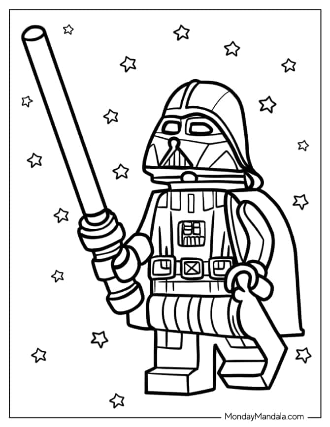 Star wars coloring pages free pdf printables