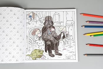 Darth vader and family coloring book star wars book coloring book for everyone star wars x chronicle books brown jeffrey books