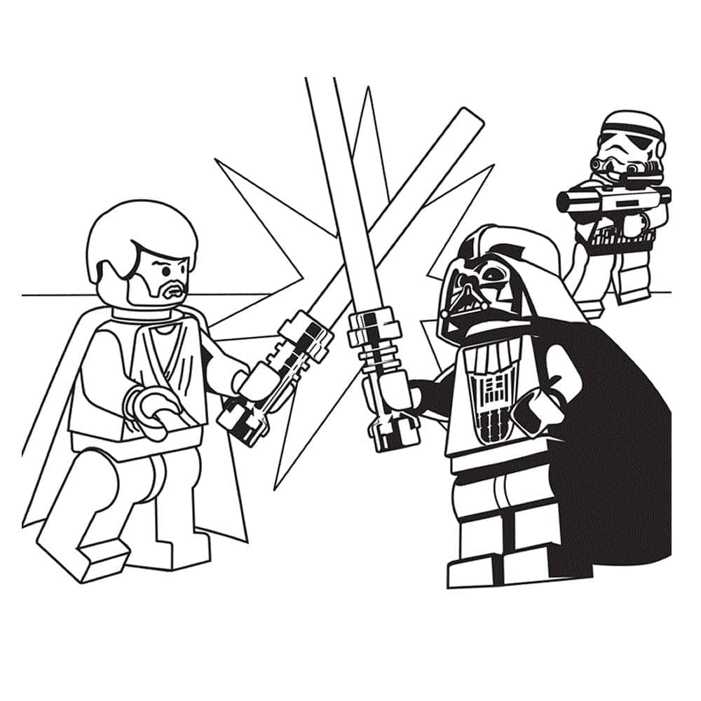 Lego star wars coloring pages