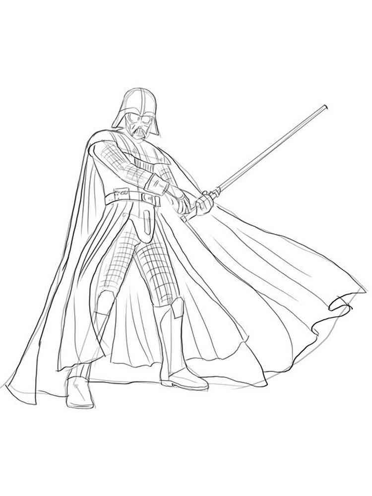 Darth vader coloring pages