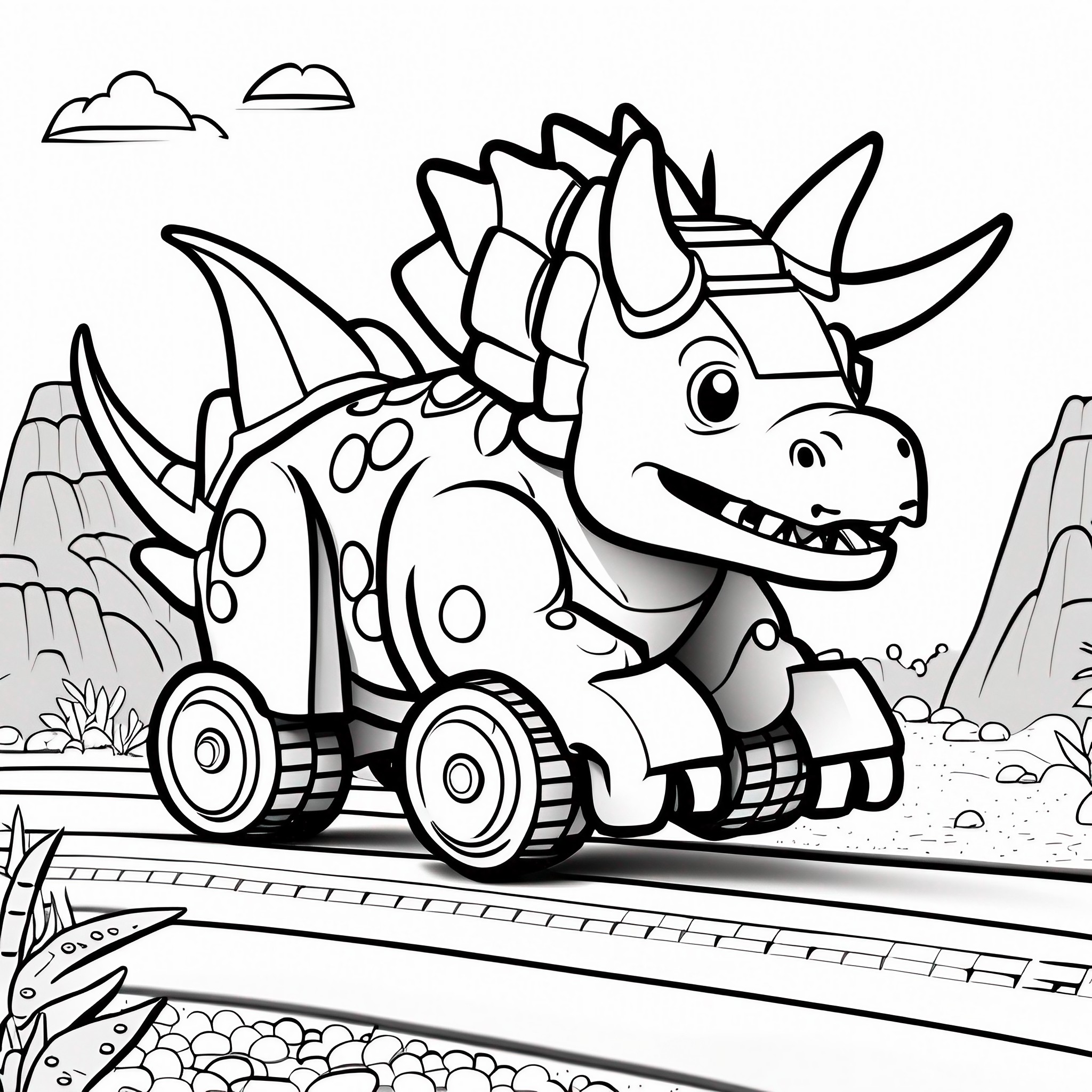 Printable dinosaur coloring pages discover kawaii dinosaurs