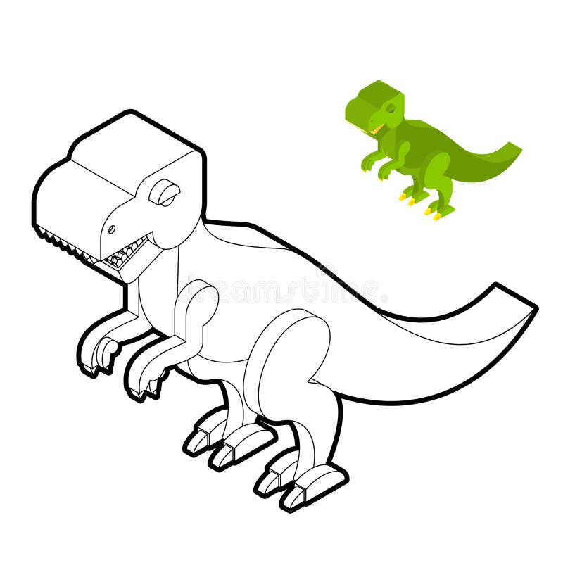 Coloring t rex dinosaur stock illustrations â coloring t rex dinosaur stock illustrations vectors clipart