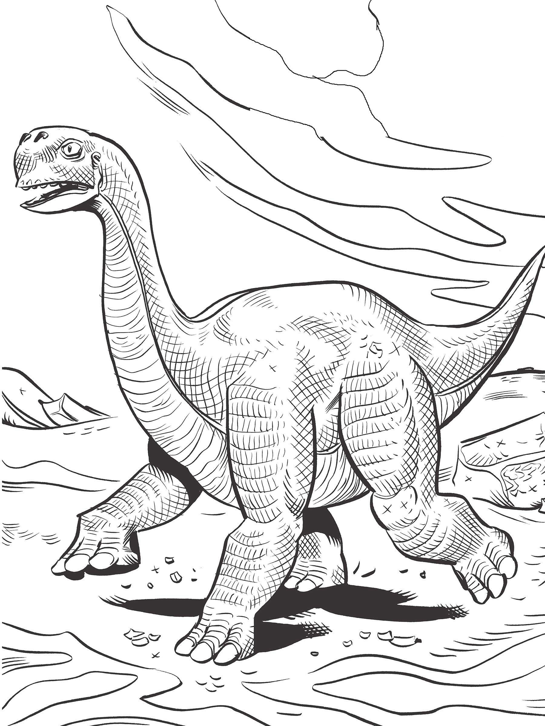 Jim lawsons dinosaurs coloring book