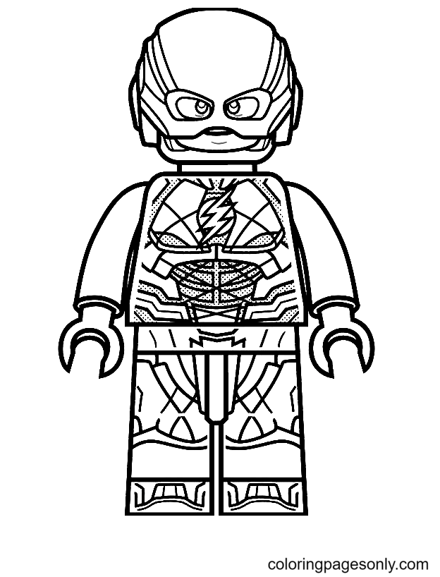 The flash coloring pages printable for free download