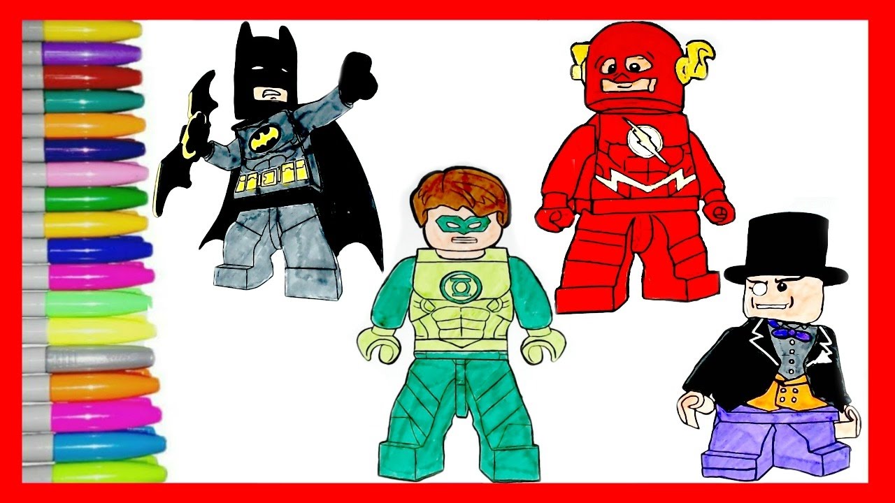 Lego superhero ninjajo coloring pagesyour favourite lego superheros batman flashgreen lanternmore