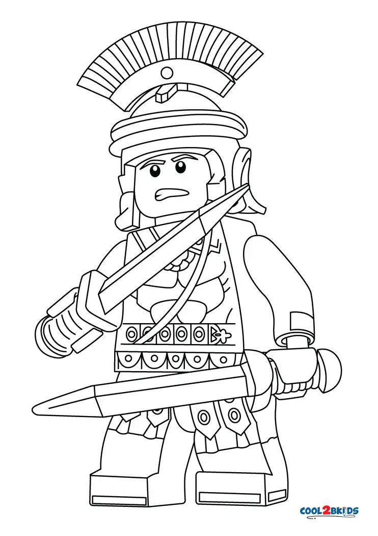 Free printable lego coloring pages for kids