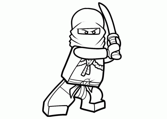 Lego minifigures coloring pages