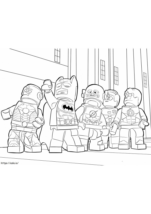 Lego superheroes coloring pages