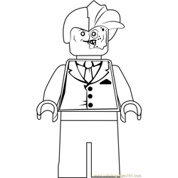 Lego the flash coloring page for kids