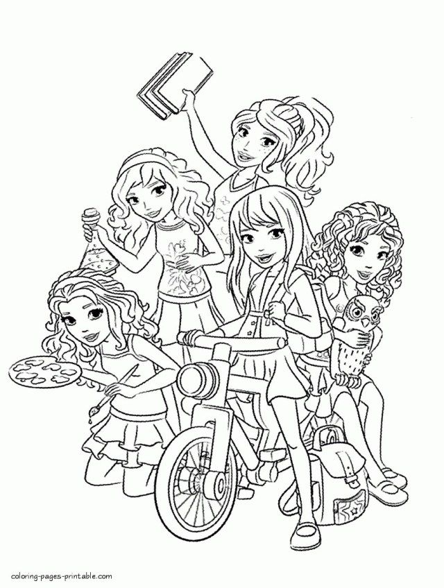 Brilliant image of lego friends coloring pages