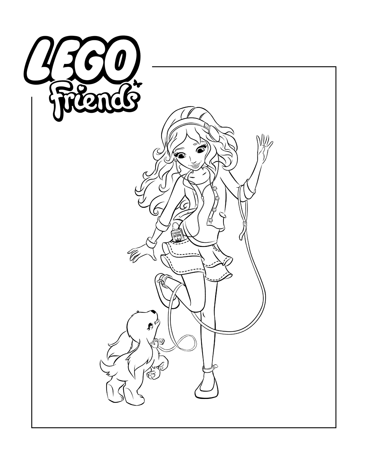 Lego friends pages â printable pages