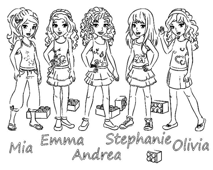 Printable coloring pages lego friends lego coloring pages coloring pages for girls