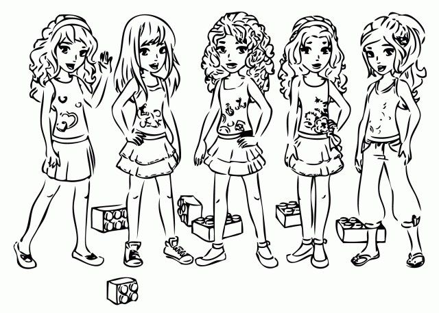 Brilliant image of lego friends coloring pages