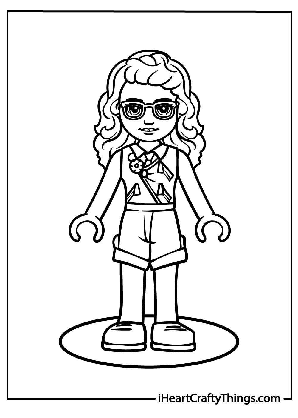 Lego friends coloring pages free printables