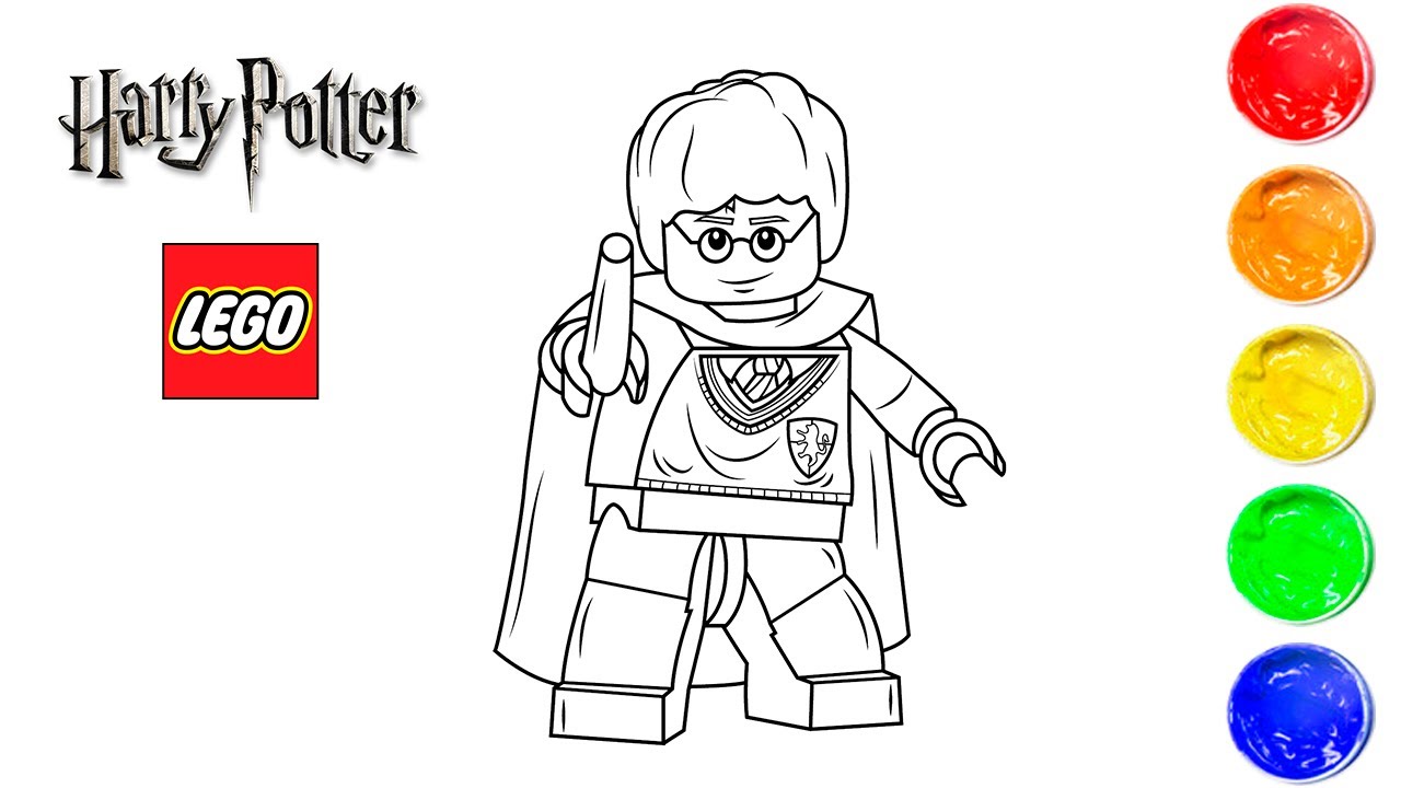 Lego harry potter coloring pages