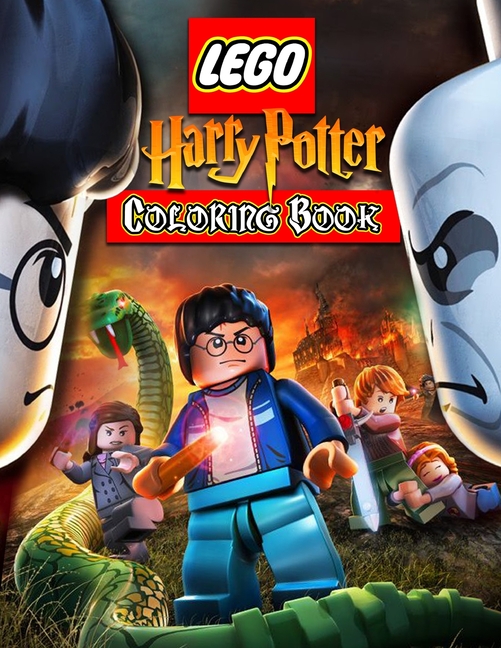 Lego harry potter coloring book new lego harry potter coloring collection for kids and fans with giant pages and high quality images the book cellar