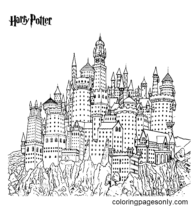 Harry potter coloring pages printable for free download