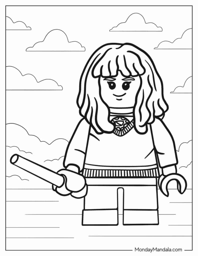 Lego coloring pages free pdf printables