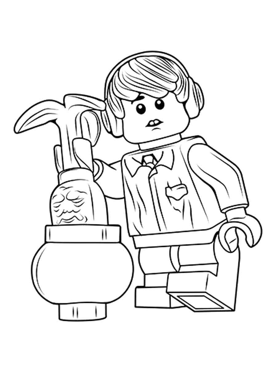 Lego harry potter coloring pages