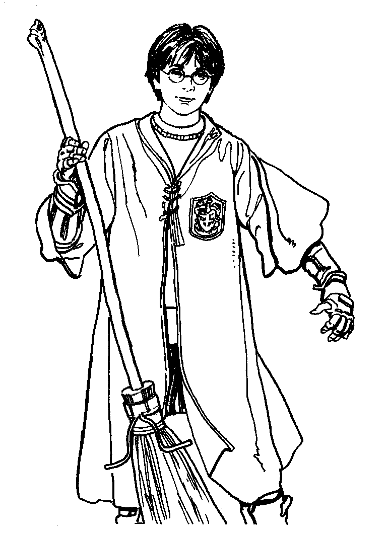 Free printable harry potter coloring pages for kids