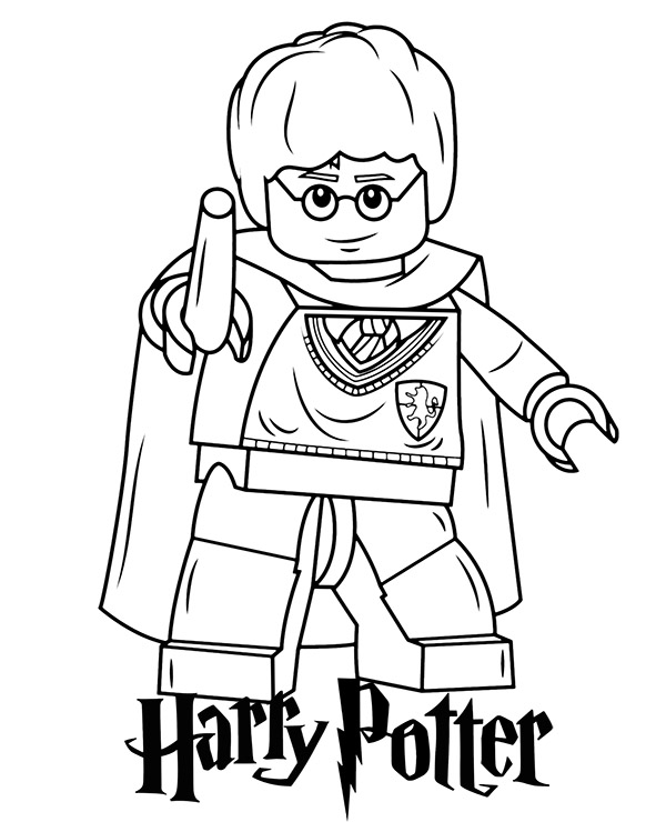 Lego harry potter coloring sheet